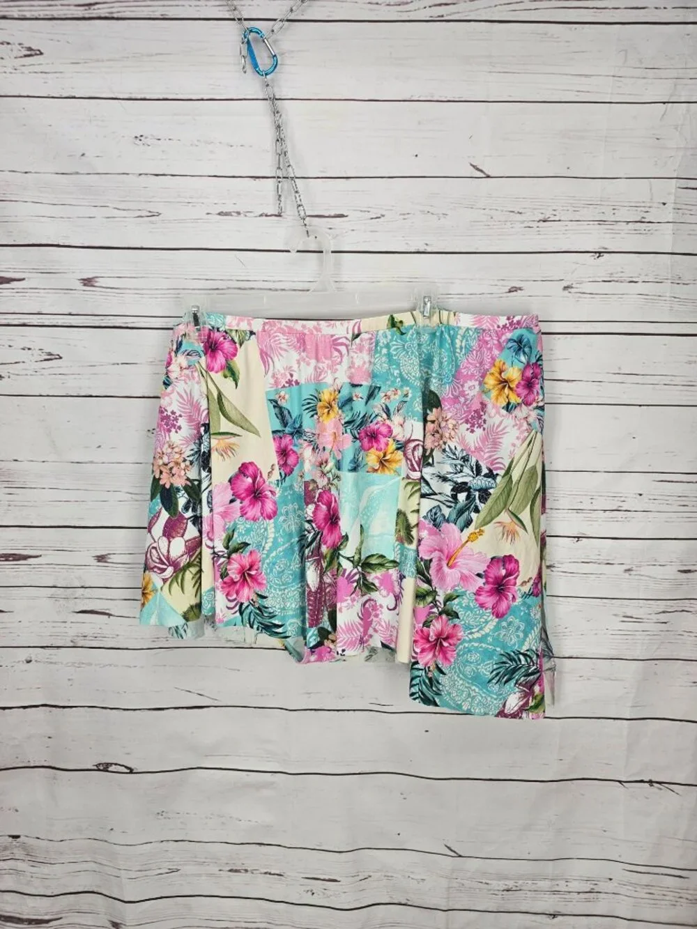 Torrid Womens Plus‎ Size 6 Floral Tropical Bikini Wrap Set Swim Top & Skirt